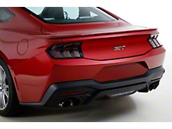 Tail Light Covers; Carbon Fiber Look (24-25 Mustang)