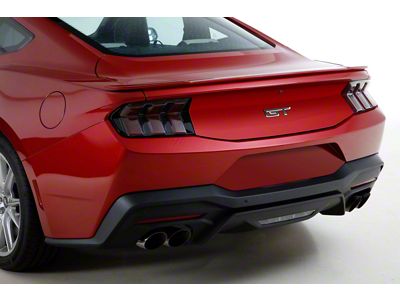Tail Light Covers; Carbon Fiber Look (24-25 Mustang)