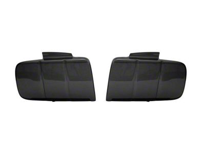 Tail Light Covers; Smoked (05-09 Mustang)