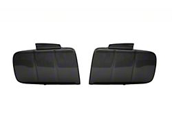 Tail Light Covers with Rear Black Out Panel; Smoked (05-09 Mustang)