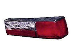 Replacement Tail Light; Chrome Housing; Red/Clear Lens; Passenger Side (87-93 Mustang LX)