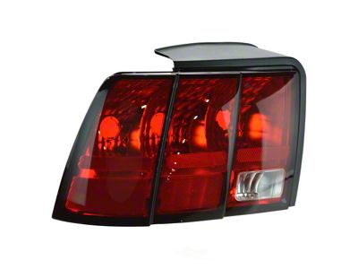 Tail Lights; Black Housing; Clear Lens (99-04 Mustang, Excluding 99-01 Cobra)