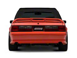 Stock Replacement Tail Lights; Black Housing; Red/Clear Lens (87-93 Mustang LX)