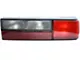 Stock Replacement Tail Lights; Black Housing; Red/Clear Lens (87-93 Mustang LX)