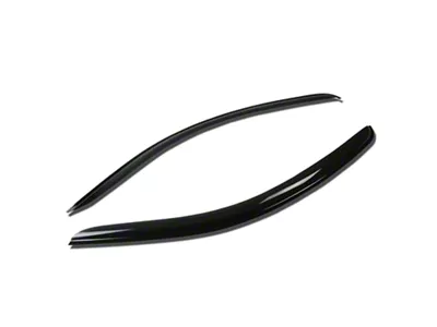 Tape-On Wind Deflectors Window Visors; Smoked (05-09 Mustang Coupe)