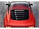 Tekno 1 Rear Window Louvers; Rapid Red (15-24 Mustang Fastback)