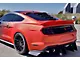 Tekno 1 Rear Window Louvers; Rapid Red (15-24 Mustang Fastback)