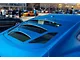 Tekno 3 Rear Window Louvers; Performance Blue (15-24 Mustang Fastback)