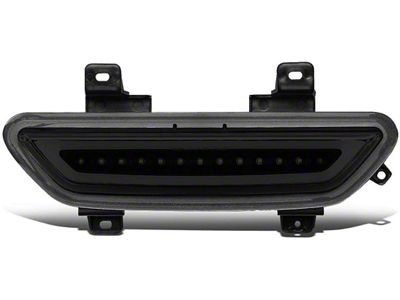 LED Third Brake Light; Black Smoked (15-17 Mustang)