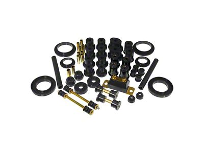 Total Bushing Kit; Black (85-93 Mustang GT)