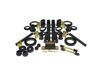 Total Bushing Kit; Black (94-98 Mustang GT)