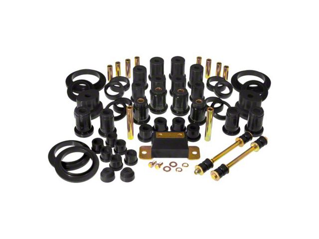 Total Bushing Kit; Black (79-82 Mustang GT)