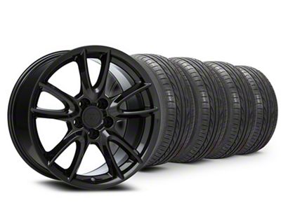 18x9 Track Pack Style Wheel & Lionhart All-Season LH-503 Tire Package (10-14 Mustang GT w/o Performance Pack, V6)