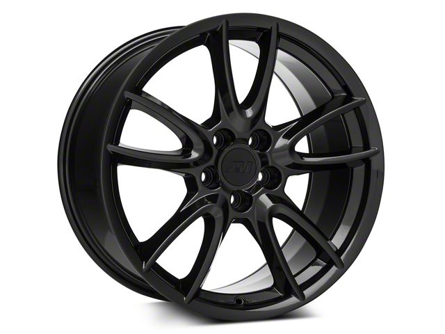 Track Pack Style Gloss Black Wheel; 19x8.5; 48mm Offset (10-14 Mustang)