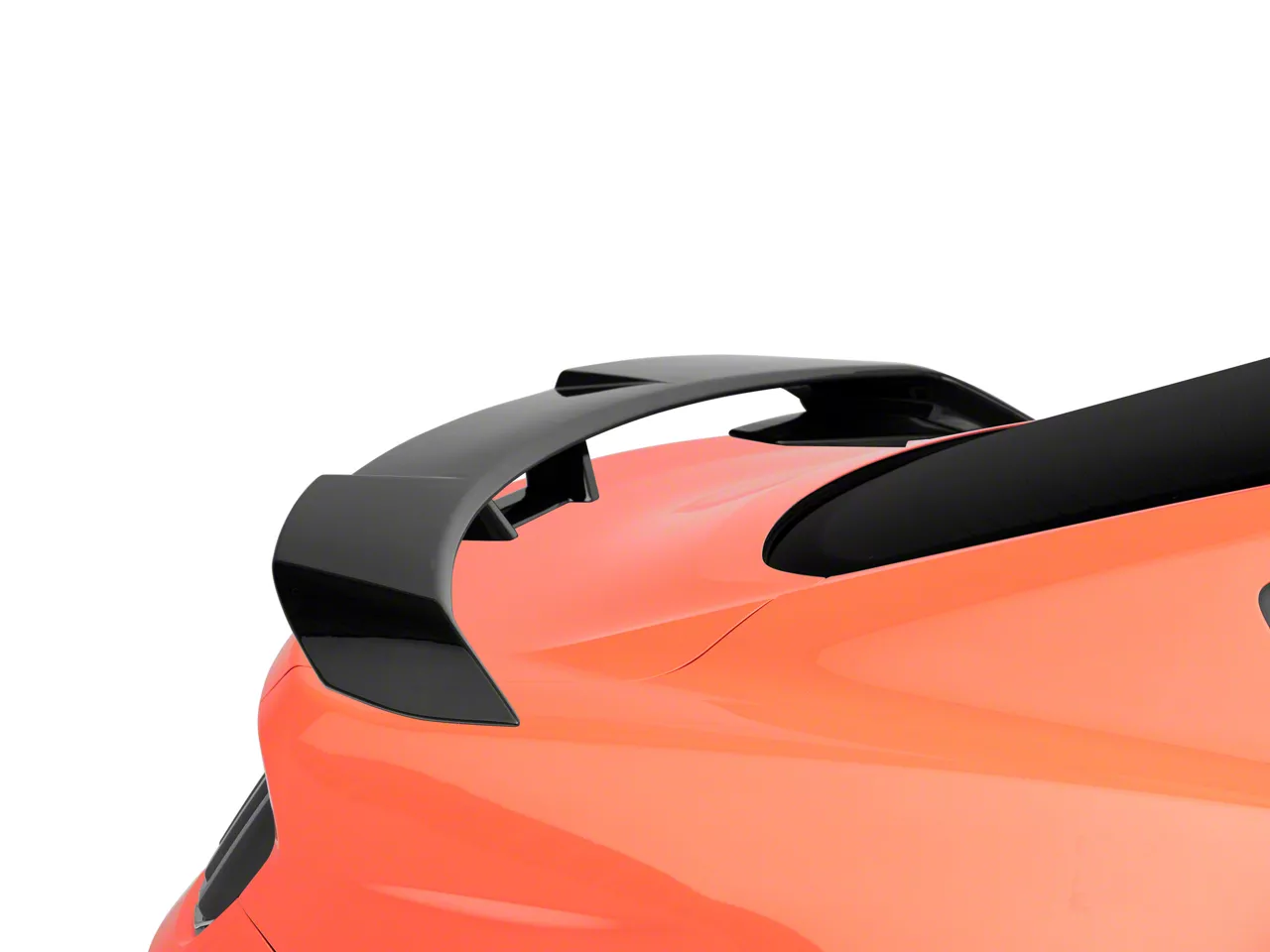 Store Brand Track Pack Style Rear Spoiler; Gloss Black