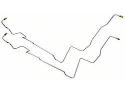 Transmission Oil Cooler Lines; OE Steel (84-93 5.0L Mustang w/ AOD Transmission)