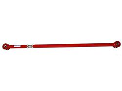 Tubular Adjustable Panhard Bar with Polyurethane Bushings; Bright Red (05-14 Mustang)