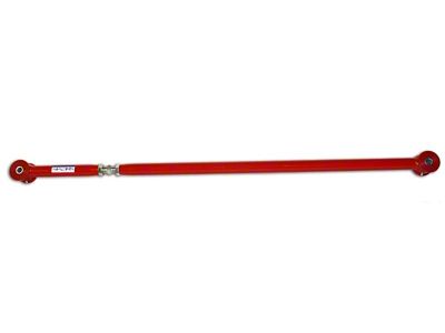 Tubular Adjustable Panhard Bar with Polyurethane Bushings; Bright Red (05-14 Mustang)