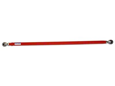 Tubular Adjustable Panhard Bar with Spherical Rod Ends; Bright Red (05-14 Mustang)