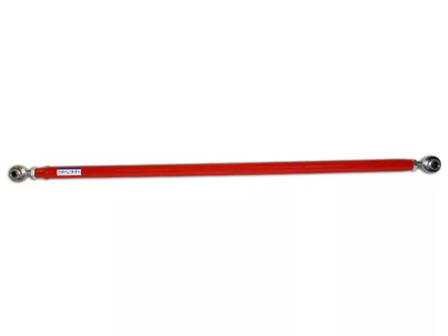 Tubular Adjustable Panhard Bar with Spherical Rod Ends; Gloss Black (05-14 Mustang)