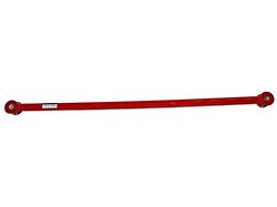 Tubular Non-Adjustable Panhard Bar with Polyurethane Bushings; Bright Red (05-14 Mustang)