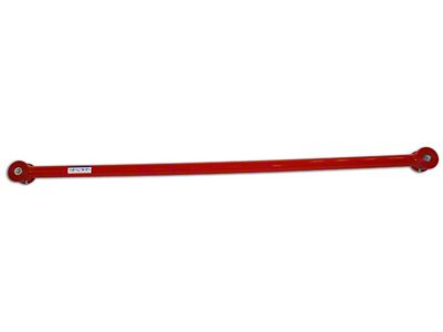 Tubular Non-Adjustable Panhard Bar with Polyurethane Bushings; Bright Red (05-14 Mustang)