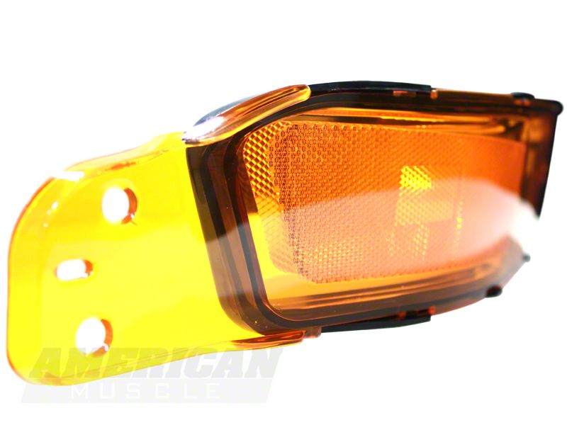 thumbnail image 2 of Vision-Technology Black Housing Amber Reflector Front Bumper Lights For Ford Mustang 05-09 2 of 6