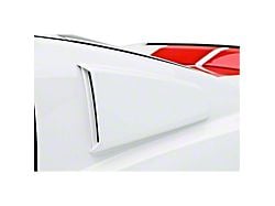 Type I Quarter Window Scoops; Unpainted (10-14 Mustang Coupe)