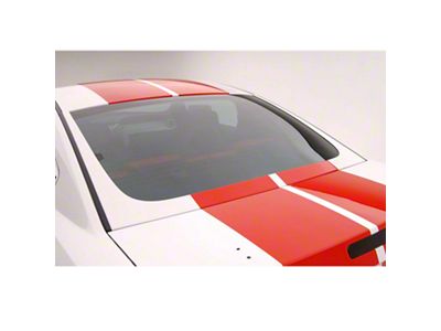 U-Trim Rear Window Trim; Unpainted (05-14 Mustang Coupe)