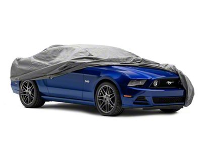 Universal Easyfit Car Cover; Gray (79-14 Mustang)