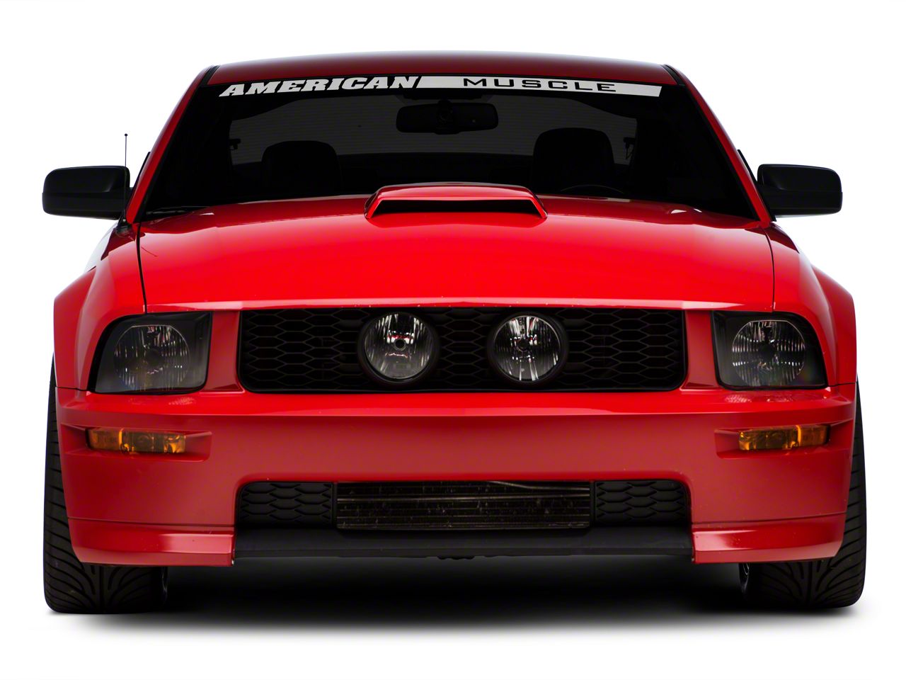 ★関税込★Menspanda★S. T. U. E. D. Ultra Over Shoe Box Hood SpeedForm Mustang Hood Scoop; Unpainted 71301-00 (05-09