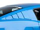 MMD Quarter Window Louvers; Unpainted (05-14 Mustang Coupe)