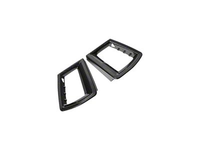 Upper Grille Inserts; Carbon Fiber (2024 Mustang GT)