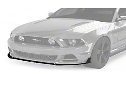 V3R Style Front Chin Splitter; Carbon Flash Metallic Vinyl (10-14 Mustang GT, V6)