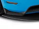 V3R Style Front Chin Splitter; Gloss Carbon Fiber Vinyl (10-14 Mustang GT, V6)