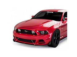 V3R Style Front Chin Splitter; Satin Black Ice Vinyl (10-14 Mustang GT, V6)