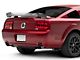 V3R Wicker Bill Rear Spoiler Add-On; Gloss Black (10-14 Mustang)