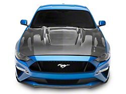 V6R Style Hood; Carbon Fiber (18-23 Mustang GT, EcoBoost)