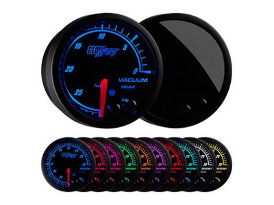 Vacuum Gauge; Elite 10 Color (Universal; Some Adaptation May Be Required)