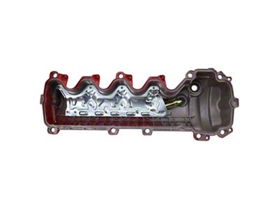 Valve Cover; Driver Side; Red (05-10 Mustang GT)