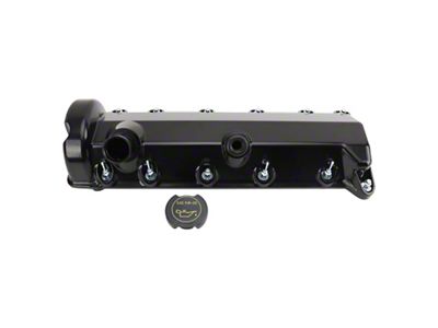 Valve Covers; Black (99-00 Mustang GT)
