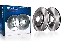 Vented Rotors; Front Pair (05-10 Mustang V6)
