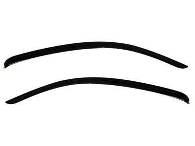 Ventvisor Window Deflectors; Dark Smoke (10-14 Mustang Coupe)