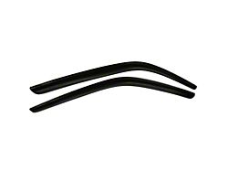 Ventvisor Window Deflectors; Dark Smoke (15-23 Mustang Fastback)