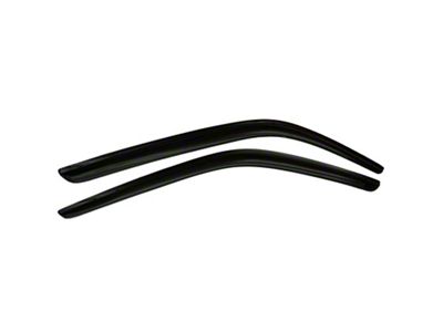 Ventvisor Window Deflectors; Dark Smoke (15-23 Mustang Fastback)