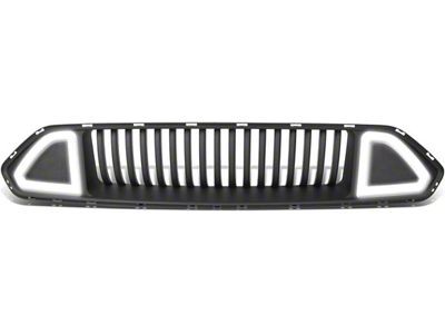 Vertical Fence Upper Grille with LED DRL (18-23 Mustang GT, EcoBoost)