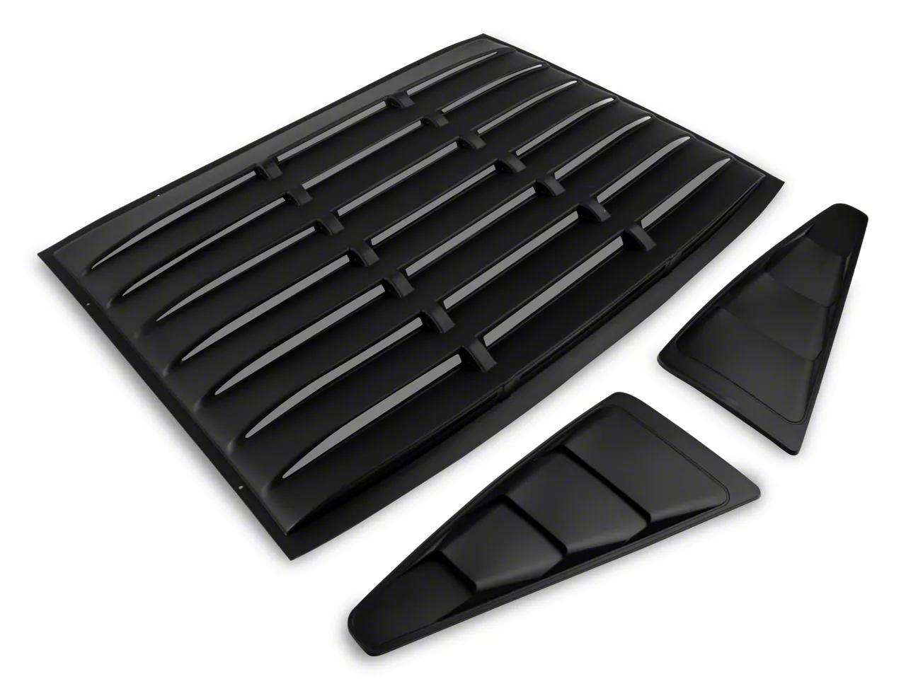 Mustang Vintage Style Rear Window and Quarter Window Louver