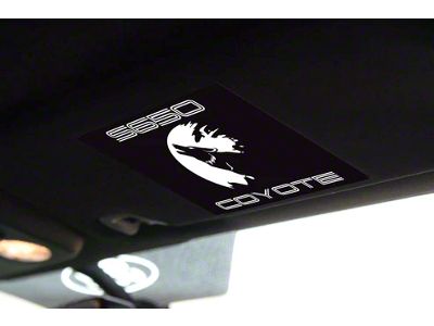 Visor Cover Overlays; S650 Coyote (24-25 Mustang)