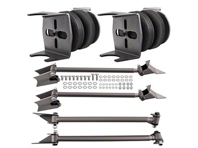 Weld-On Triangulated 4-Link Air Ride Suspension Kit (Universal; Some Adaptation May Be Required)