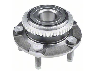 Wheel Bearing and Hub Assembly; Front (94-04 Mustang w/ 4-Wheel ABS)